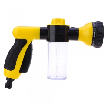 Adjustable Car Water Gun Snow Foam Lance High Pressure Car Garden Wash Eight Spray Settings Spray Patterns Car Washer Gun