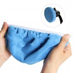 2 Pcs Car Buffing Polisher Pads Microfiber Bonnet Car Polisher Buffer Pad Cover for Car Paint Care Waxing Polishing Set 3 Sizes