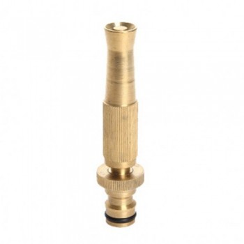 OPQR Ultimate Solid Brass Heavy Duty Adjustable Twist Hose Nozzle and Bonus Jet Sweeper Nozzle