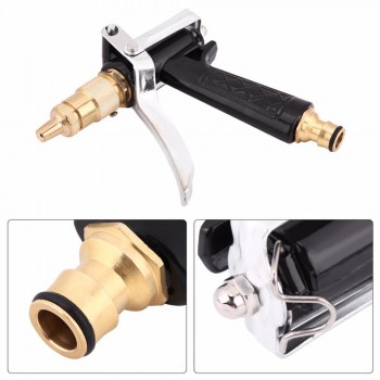 High Pressure Brass Car Washing Gun Cleaning Garden Watering Water Gun Sprayer