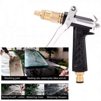 High Pressure Brass Car Washing Gun Cleaning Garden Watering Water Gun Sprayer