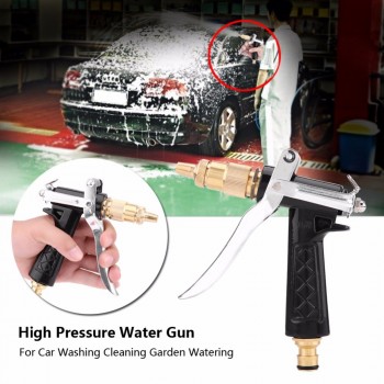 High Pressure Brass Car Washing Gun Cleaning Garden Watering Water Gun Sprayer