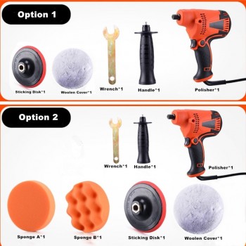 6 Speeds 800W Car Paint Polishing Machine 220V Auto Paint Polisher Care Tool 3500 RPM M14 For Waxing Coating And Cleaning