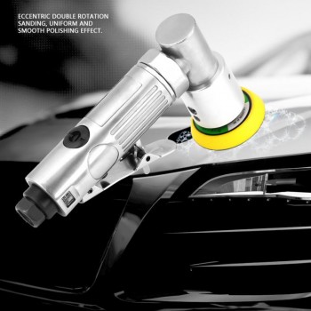 90 Degree Air Polisher Orbital Sander Eccentric Polishing Machine Pneumatic Grinding Tool Auto Accessories polisher car