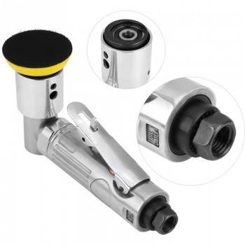 90 Degree Air Polisher Orbital Sander Eccentric Polishing Machine Pneumatic Grinding Tool Auto Accessories polisher car