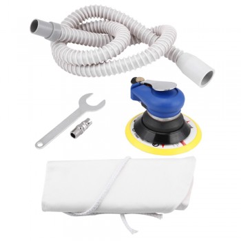 5 /6 inch Round Air Palm Random Orbital Sander 9000RPM Pneumatic Polisher Hand Sanding Tool Auto Accessories polishing machine