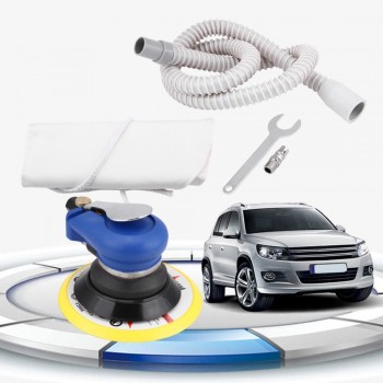 5 /6 inch Round Air Palm Random Orbital Sander 9000RPM Pneumatic Polisher Hand Sanding Tool Auto Accessories polishing machine