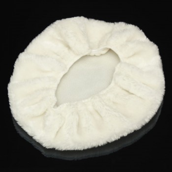 2 Pcs Waxing Polishing Bonnets Sponge Car Polisher Soft Clear White Cover Pad