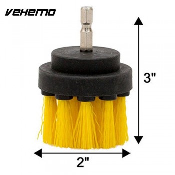 Vehemo Disc Brush Dril  Brush Cleaning Brush Cleaning Products 3 Colors Durable Obstinate Stain Cleaner Sinker Drill Drill Hole