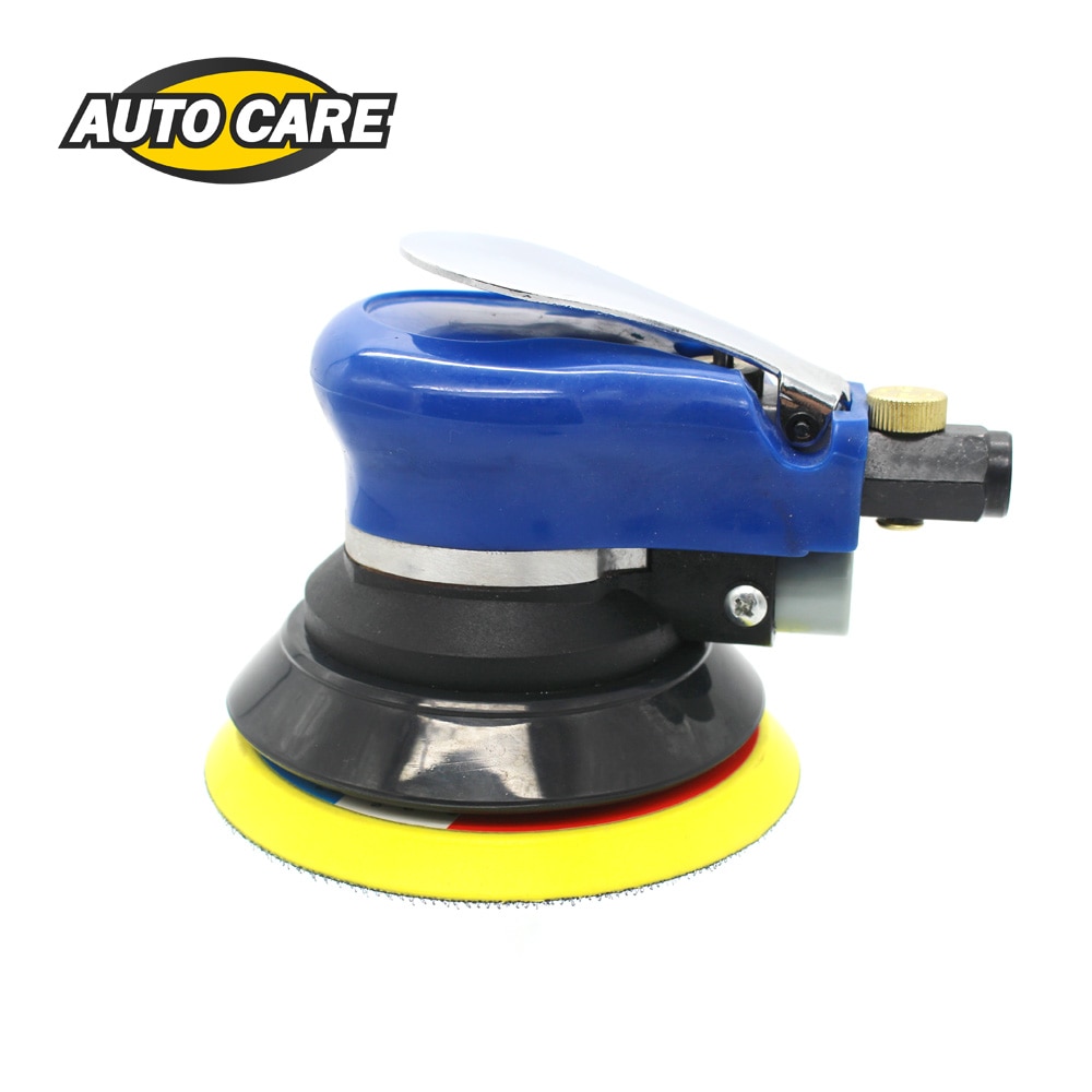 6 Inches 10000RPM Max Pneumatic Air Sander Car Polisher Paint Care Tool Polishing Machine Electric Woodworking Grinder Polisher