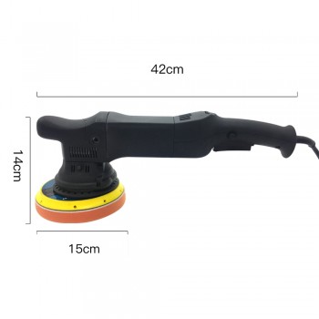 21MM Dual Action Car Polisher Automotive Polishing Machine 950W Eccentricity Polishing Waxing Tools 6 Speed 1000-3800 OPM