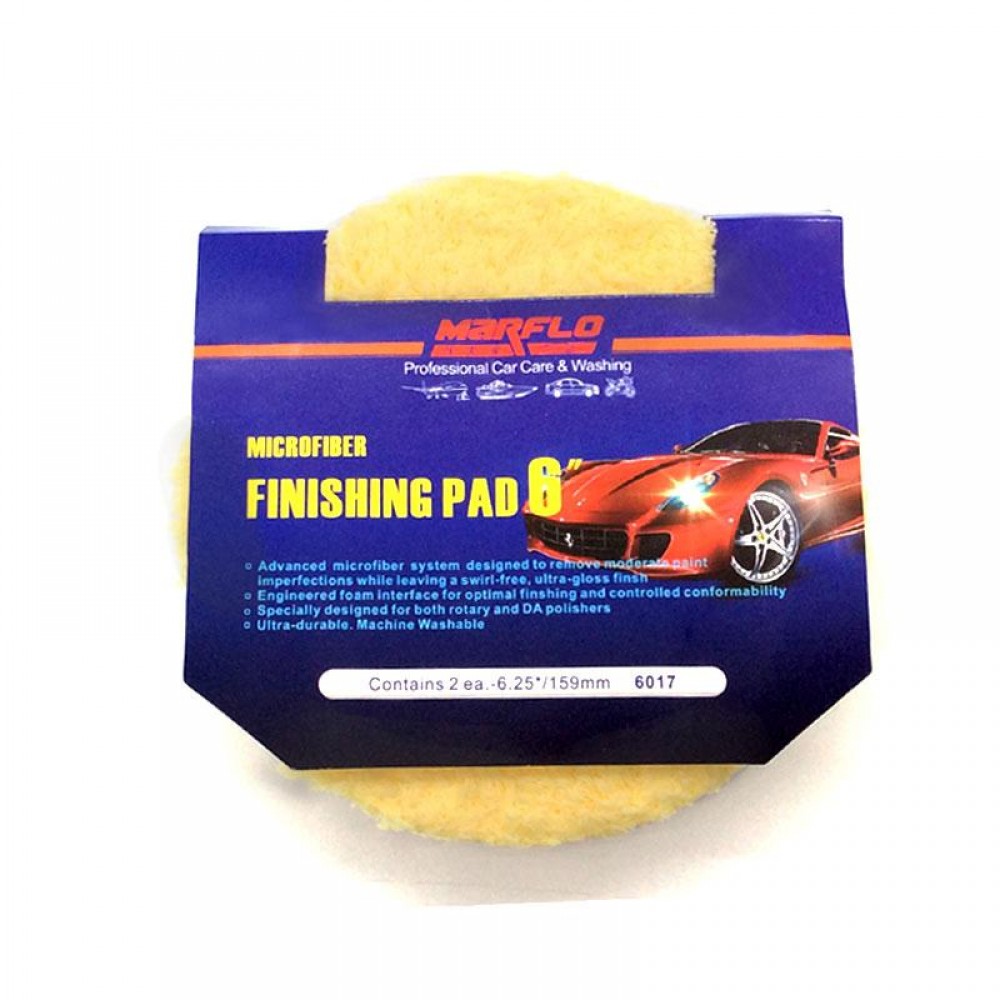 Polishing Pad Polishing Disc Car Detailing Tools 6 Microfiber Buff Sponge Finishing Pad Marflo Remove Moderate Paint Car Care