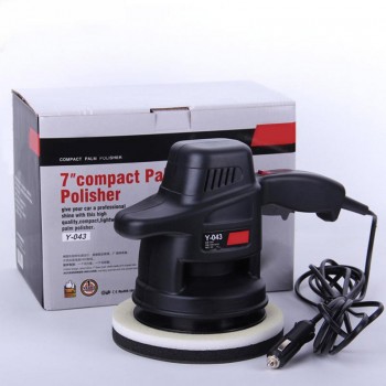 7inch Mini Car Polishing Machine Random Orbit Waxing Machine Care 12V Polisher Cigarette Lighter Charging Port Polishing Machine