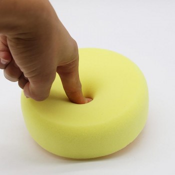 6 Inch Car Wheel Polishing Waxing Sponge Hard Polishing Plate Flat Screw Sponge Ball Hard 14/16 Aperture Polishing Wheel