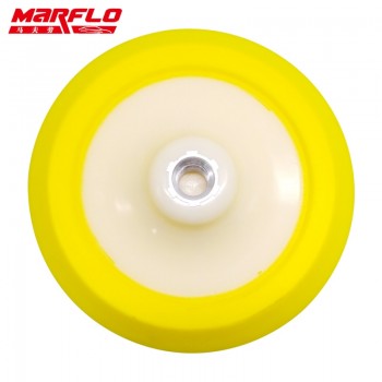 Marflo Plate Backing Pad for M14 Polisher with Polishing Sponge Pad 4 4.5 5 6  Hook Loop Backing Pad