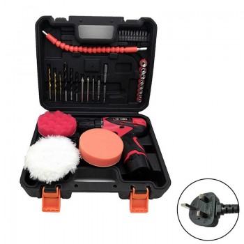 Random Orbital Polisher For Car Polishing Waxing Cordless Drill Driver Wood Metal Glass Drilling Double Speed Gear Polisher
