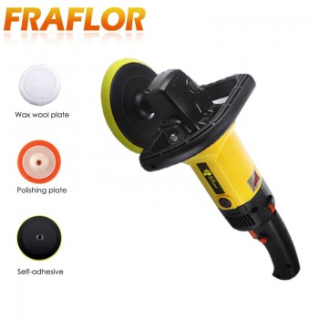 220V High Speed Car Polisher 6 Variable Speed 1600W High Power Car-polisher For Car Paint Care Polishing Waxing Free Pad Bonnet