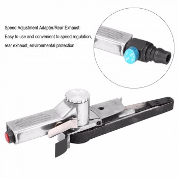 Polisher Grinding Machine Tool 20mm Pneumatic Air Belt Sander For Air Compressor W/Sanding Belt Pneumatic Tool