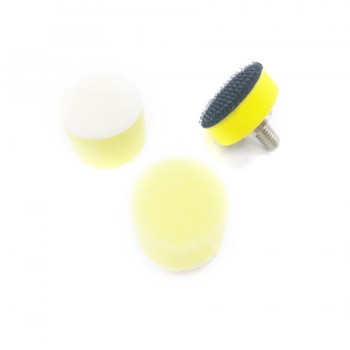 1 Inch 60 pcs 25mm Polishing Sponge 2 pcs M6 Polishing Plate for Polishing Machine Polishing Set