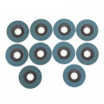 10 PCS FLAP DISCS 125mm 5 SANDING GRIT GRINDING WHEELS 40 60 80 120 16000RPM