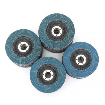 10 PCS FLAP DISCS 125mm 5 SANDING GRIT GRINDING WHEELS 40 60 80 120 16000RPM