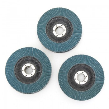 10 PCS FLAP DISCS 125mm 5 SANDING GRIT GRINDING WHEELS 40 60 80 120 16000RPM