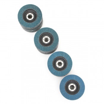 10 PCS FLAP DISCS 125mm 5 SANDING GRIT GRINDING WHEELS 40 60 80 120 16000RPM