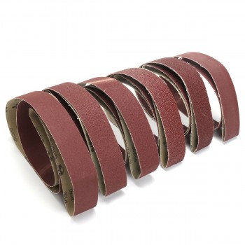 2 X 72 6Pcs/Set Sanding Belts 36/40/60/80/120/150 Grit Sander File Aluminium Polishing for Hard Metal Grinding