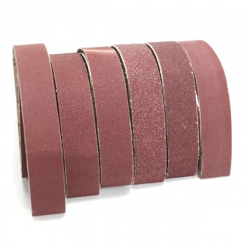 2 X 72 6Pcs/Set Sanding Belts 36/40/60/80/120/150 Grit Sander File Aluminium Polishing for Hard Metal Grinding