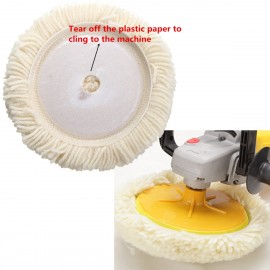 For Buffer Soft Wool Car Polisher Buffing Polishing Detailing Bonnet Pad 6 150mm