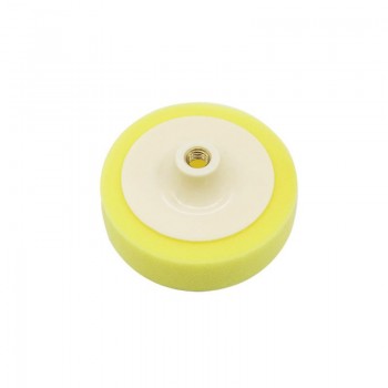 6 Inch Car Wheel Polishing Waxing Sponge - Hard Polishing Plate Flat Screw Sponge Ball Hard Long Service Life Sponge 6 Inches