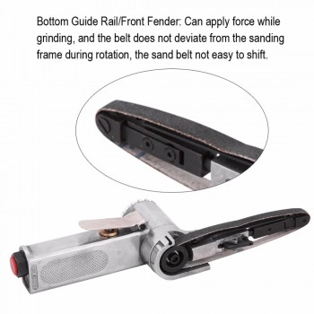 10mm Pneumatic Air Belt Sander Polisher Grinding Machine Tool For Air Compressor Sanding With Sanding Belt Pneumatic Tools