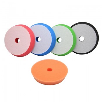 6 Inch Car Polishing Sponge Wheel Polishing Disc Oblique Edge Sponge 5 Inch Grinding Reduction Disk 5 Piece Set