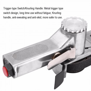 20mm Pneumatic Air Belt Sander Polisher Grinding Machine Tool For Air Compressor w/Sanding Belt Pneumatic Tool