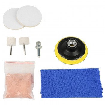 Universal Auto Windshield Repair Windows Scratch Remover Glass Polishing Kit For Electric Drills Windshield Glass Polishing Kit
