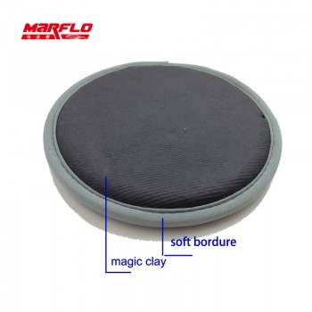 MARFLO Car Wash Polishing Sponge Pad Magic Clay Pad 170mm Sponge Buffer before Polish amp; Wax for Car Care Car Cleaning