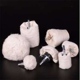 7 Pcs/Set  Polish Buffing Polishing Pad Polishing Mop Wheel Kit For Mag Wheels, Manifold, Aluminum, Stainless Steel, Chrome Pack