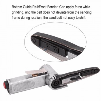 10mm Pneumatic Air Belt Sander Polisher Grinding Machine Tool For Air Compressor Sanding With Sanding Belt Pneumatic Tools