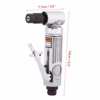 Polishing Engraving Tool Pneumatic Air Die Grinder Grinding Kit 90 Degree 1/4Inch 90PSI 20000RPM