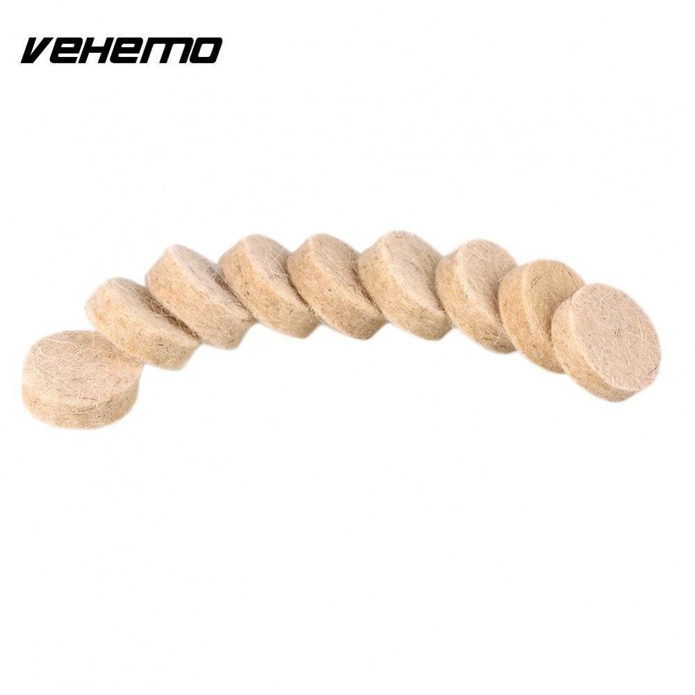 Vehemo Cotton Lint Mirror Polishing Metal Mold Car Glass Gold Jewelry Buffing Wheel