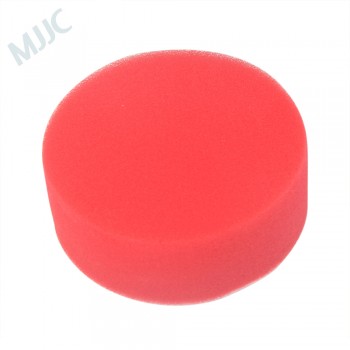 MJJC 3 Inch Cutting Pad Buffing Polishing Car Buffing Pad Sponge Foam Polishing Pad Red Foam Polish Pad Hook amp; Loop Interface
