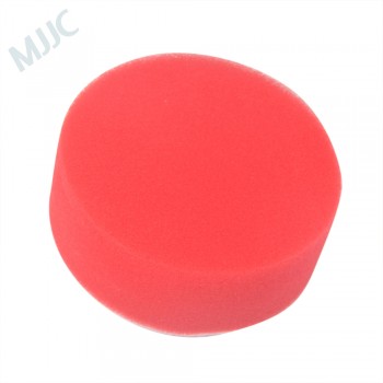 MJJC 3 Inch Cutting Pad Buffing Polishing Car Buffing Pad Sponge Foam Polishing Pad Red Foam Polish Pad Hook amp; Loop Interface