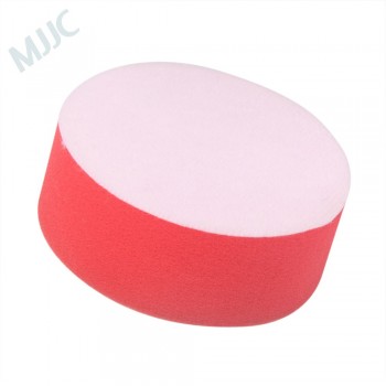 MJJC 3 Inch Cutting Pad Buffing Polishing Car Buffing Pad Sponge Foam Polishing Pad Red Foam Polish Pad Hook amp; Loop Interface