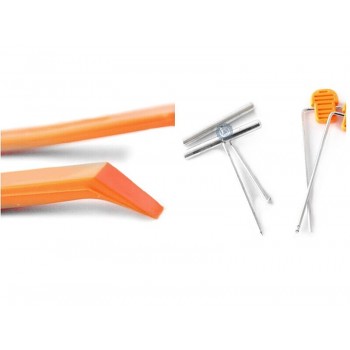 new arrival 1set 12Pcs Plastic Car Radio Door Clip Panel Trim Dash Audio Removal Pry Tool Repairing Free shipping