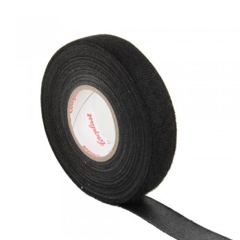 Vehemo car-style Adhesive 19mmx15M Fabric Tape Cable Looms Harness For Car Vehicle Trucks Black
