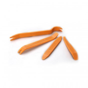 BU-Bauty free shipping new 4Pcs  Plastic  Pry Tool Kit Set Car Door Clip Panel Trim Dash Audio Stereo Radio Installation Removal