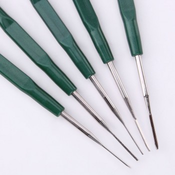 5Pcs Auto Car GPS Wiring Harness Terminals Removal Tool Titanium Alloy Steel Car Electrical Wiring Harness CD Tools