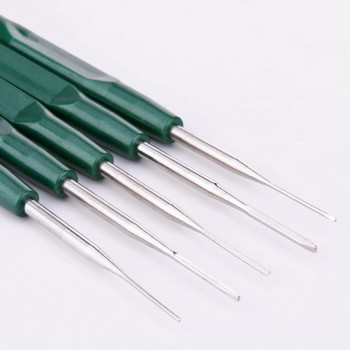 5Pcs Auto Car GPS Wiring Harness Terminals Removal Tool Titanium Alloy Steel Car Electrical Wiring Harness CD Tools