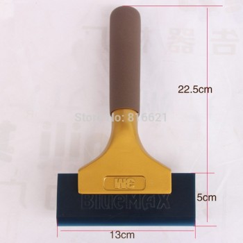 QH-02 Aluminum Long handle dichotomanthes scraper tools with Blue Max Rubber blades Imported Pro Power Squeegee
