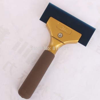 QH-02 Aluminum Long handle dichotomanthes scraper tools with Blue Max Rubber blades Imported Pro Power Squeegee